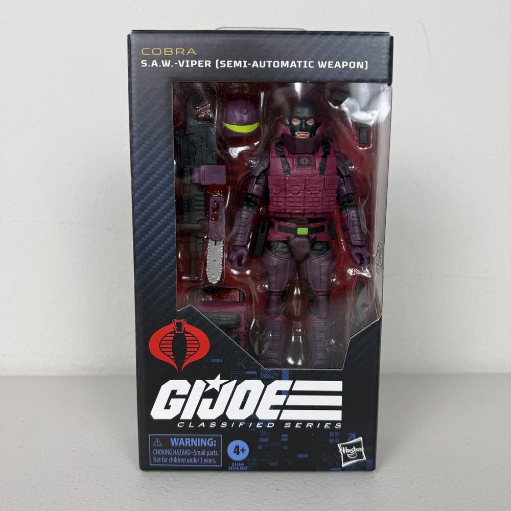 Hasbro Collectibles G.I. Joe Classified Series #147, S.A.W.-Viper 6" Action NEW